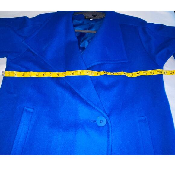 Vintage Feminella Long Wool Coat - Women's Size EUR 36 (US 6) - Made in England - Picture 7 of 8